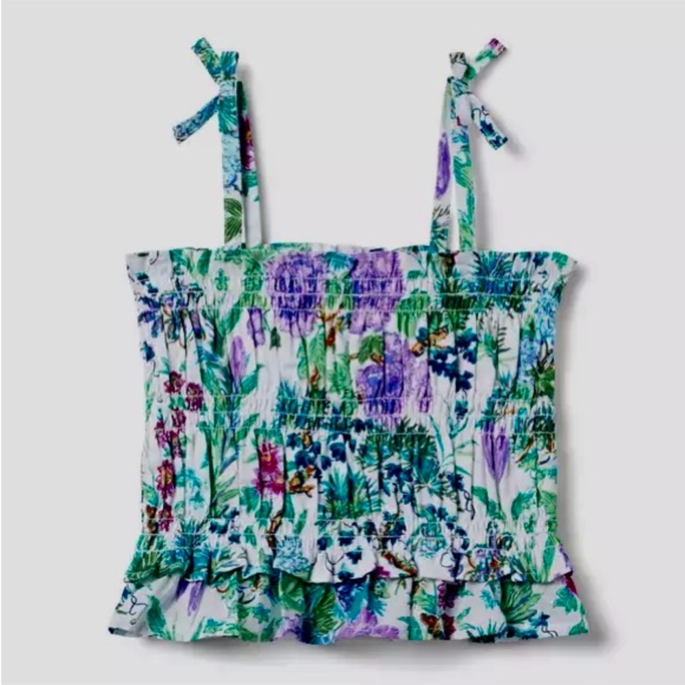 🪻Janie&Jack🪻Kids Multicolor Floral Camisole. Size 8
